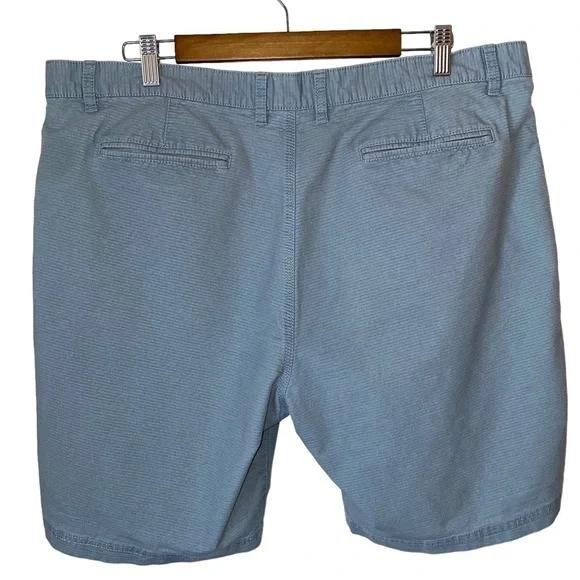 Weatherproof Men’s Light Blue Ribbed Shorts 8.5 Inch Inseam Size 38 - Picture 3 of 7